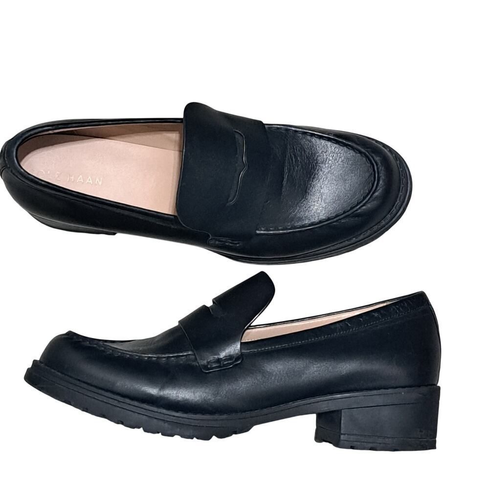 Cole Haan Grand 360 Women's Slip-on Lug Sole School Girl Penny Loafers Size 10